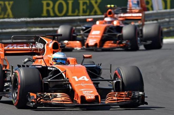 Fernando Alonso, en Hungaroring (Foto: EFE).