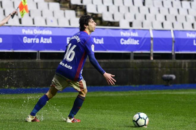 Fabbrini, en el partido ante el Granada (Foto: Laura Caraduje).