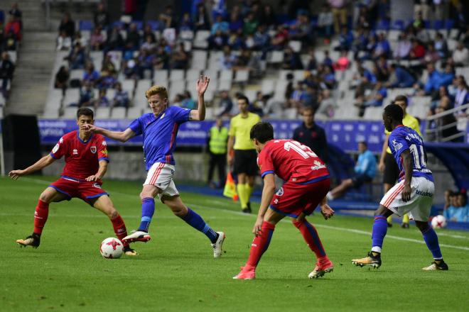 Mossa, ante el Numancia en Copa (Foto: Laura Caraduje).