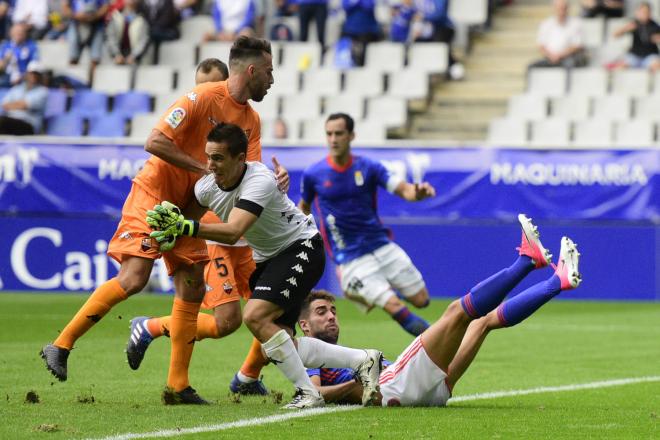 Diegui, en una acción ante el Reus (Foto: Laura Caraduje).