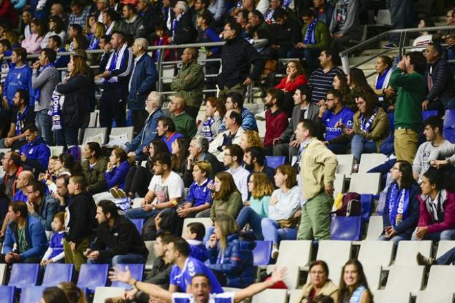 Una imagen del Carlos Tartiere en el partido ante el Tenerife (Foto: Laura Caraduje).