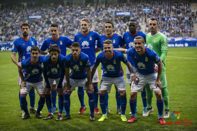 Once del Oviedo frente al Valladolid (Foto: LaLiga).