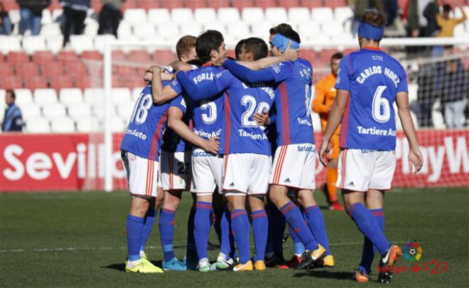 Celebración final de la victoria (Foto: LaLiga).