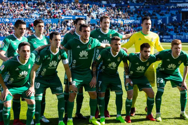 Once titular frente al Zaragoza (Foto: Daniel Marzo).