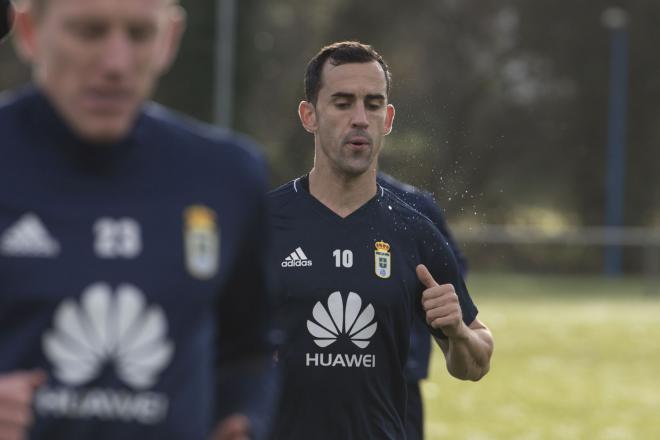 Linares en un entrenamiento esta temporada (Foto: Laura Caraduje).