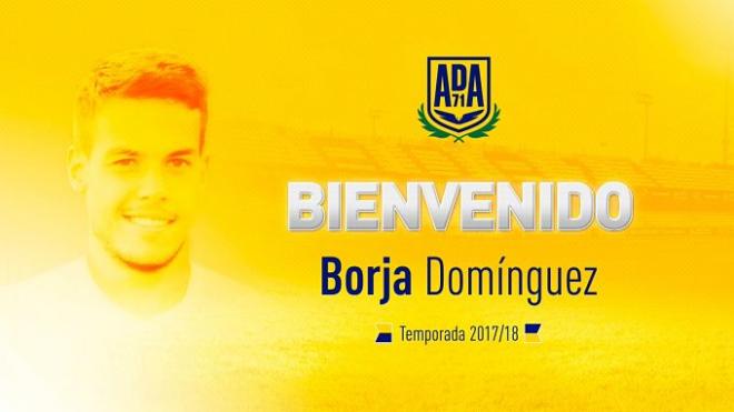 Borja Domínguez ficha por el Alcorcón (Foto: AD Alcorcón).