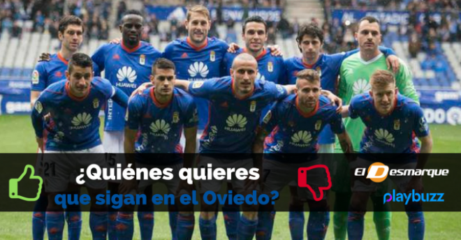¿Qué jugadores quieres que sigan en el Oviedo?