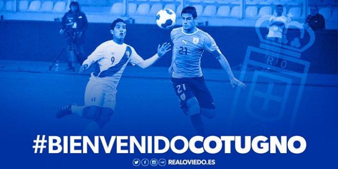 Cotugno, nuevo jugador del Real Oviedo.