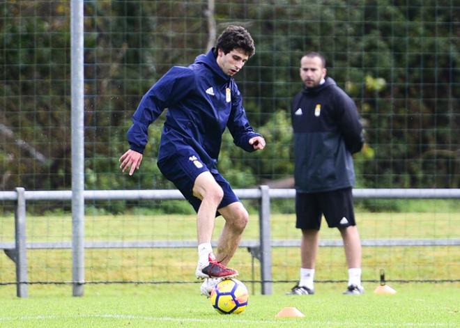 Fabbrini en un entrenamiento en El Requexón (Foto: Laura Caraduje).