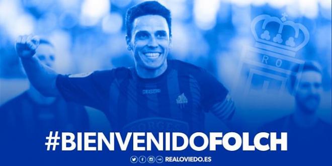 Folch ya es jugador del Real Oviedo.