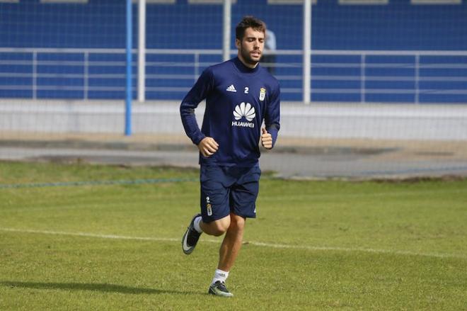 Diegui en un entrenamiento esta temporada.