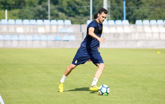 Linares, en un entrenamiento este verano (Foto: Laura Caraduje).