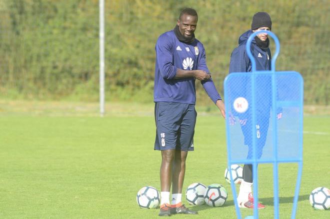 Mariga, durante un entrenamiento (Foto: Laura Caraduje).