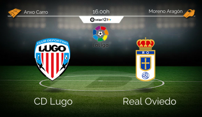 Lugo - Real Oviedo. Anxo Carro 16:00