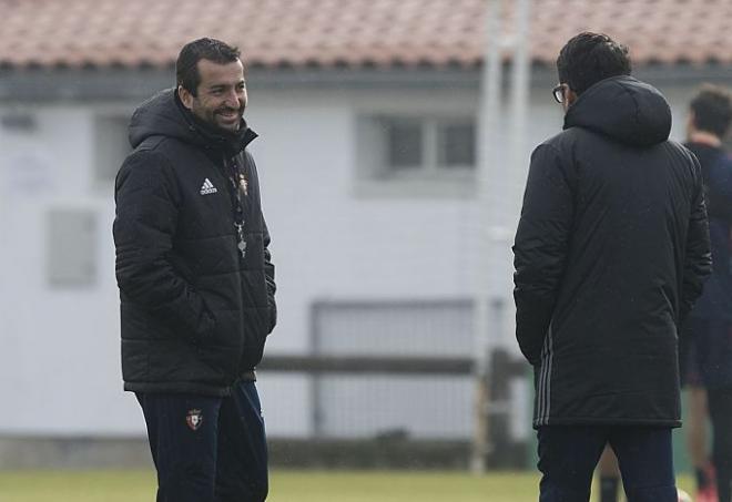 Diego Martínez, en un entrenamiento (Foto: CAO).