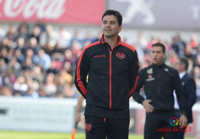 Michel entrenado al Rayo Vallecano (Foto: LaLiga).