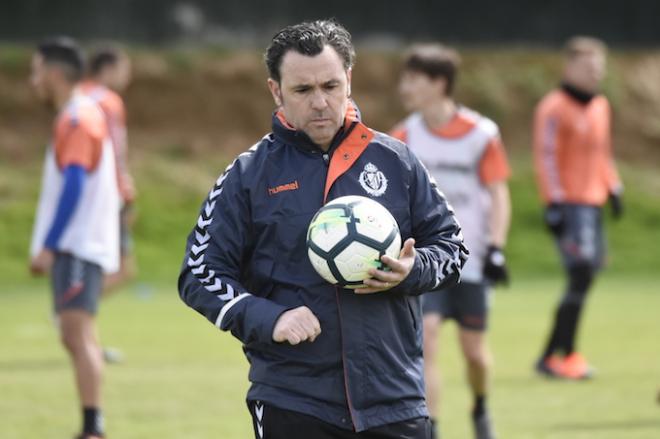 Sergio González en un entrenamiento.