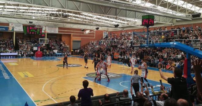 Imagen del partido del Oviedo Baloncesto.
