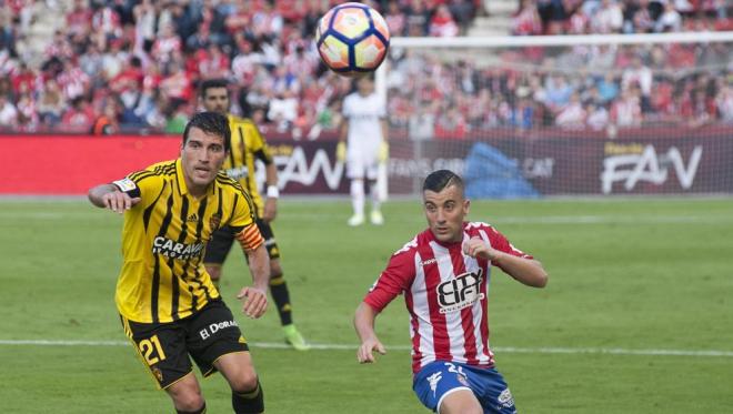 El empate entre el Girona y el Zaragoza certificó el ascenso (Foto: EFE).