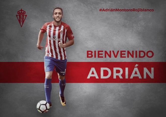 Adrián Montoro, nuevo jugador del Sporting B.