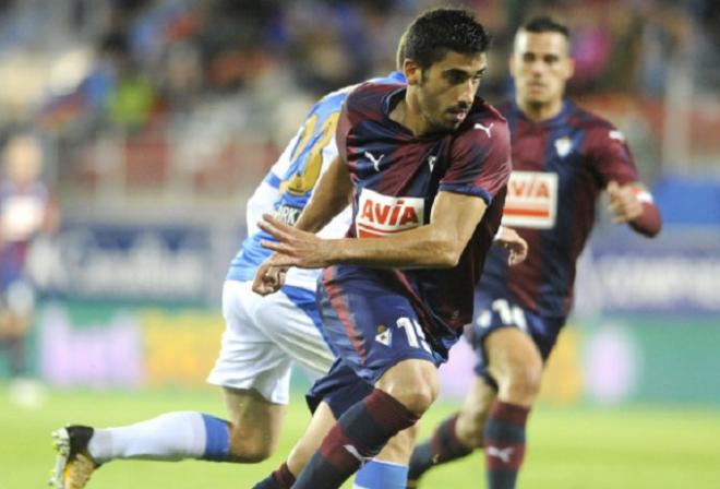 José Ángel en un encuentro con la SD Eibar (Foto: LaLiga).