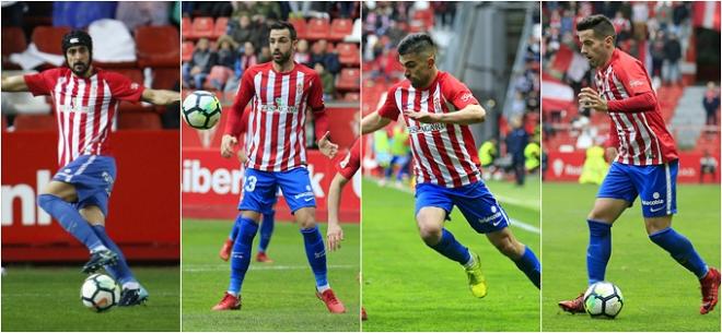 Álex Pérez, Guitián, Santos y Jony.