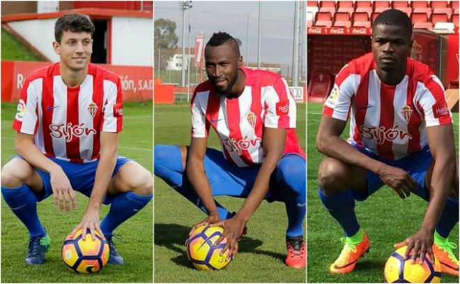 Vesga, Traoré y Elderson.