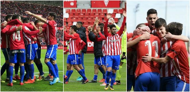 Primer equipo, filial y juvenil comparten gran momento de forma.