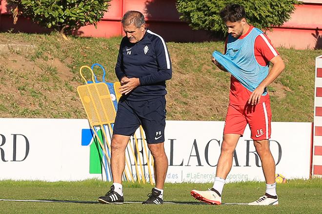 Canella junto a Herrera en Mareo (Foto: Luis Manso).