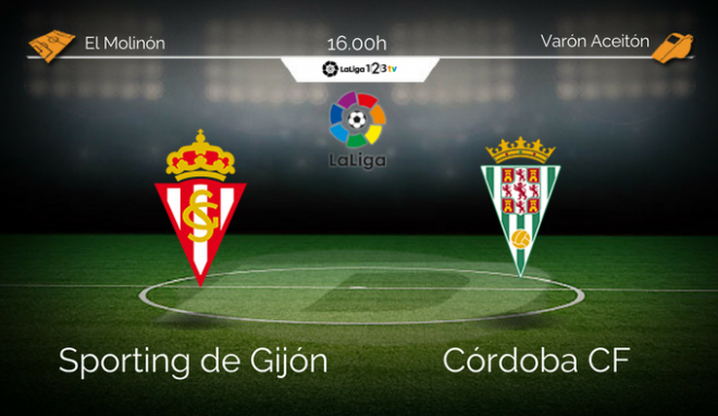 El Sporting se medirá al Córdoba en la jornada 21.