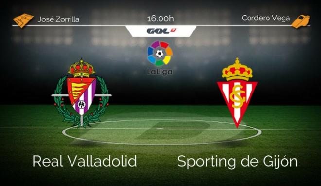 El Sporting visita al Real Valldolid en la jornada 35 de LaLiga 1,2,3.