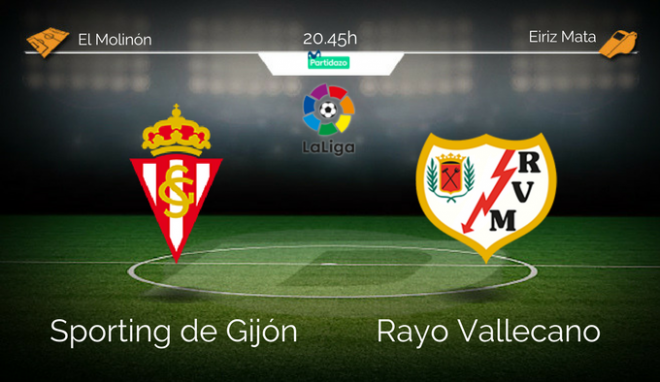 El Sporting recibe al Rayo Vallecano en la jornada 32 de LaLiga 1,2,3.