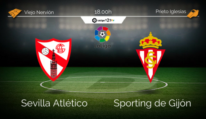 El Sporting visita al Sevilla Atlético en la jornada 29 de LaLiga 1,2,3.