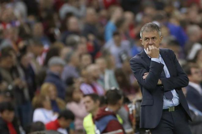 Lucas Alcaraz, durante un partido (Foto: EFE).