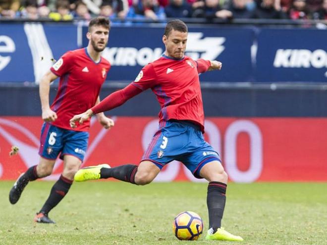 Tano, en la pasada temporada con el Osasuna.