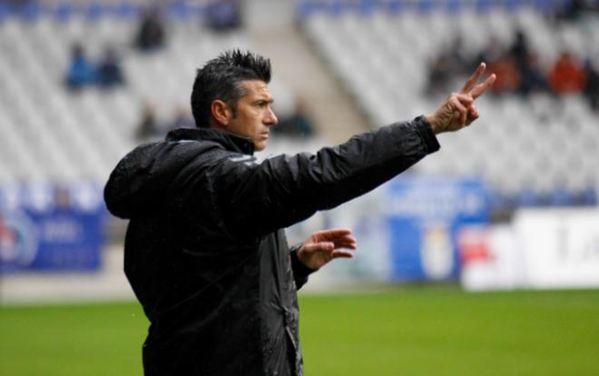 Pep Martí, durante un encuentro del Tenerife (Foto: Lorena Francos).