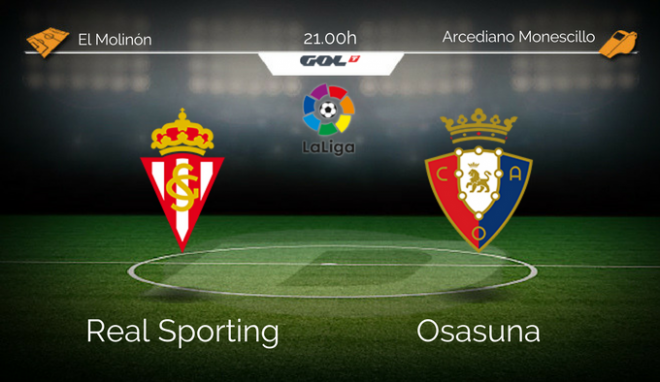 Previa del Sporting-Osasuna de la jornada 28 de LaLiga 1,2,3.