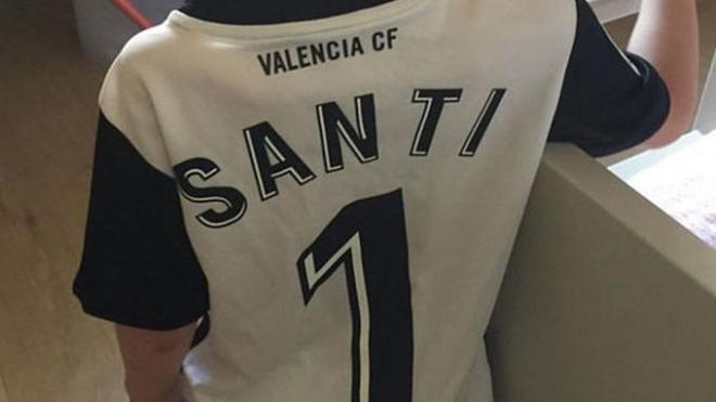 Santi, el hijo pequeño de Cañizares.