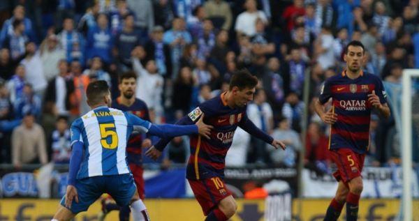 Messi no pudo evitar el empate en Cornellá.