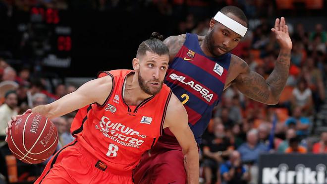 Antoine Diot y Tyrese Rice (foto: ACB).