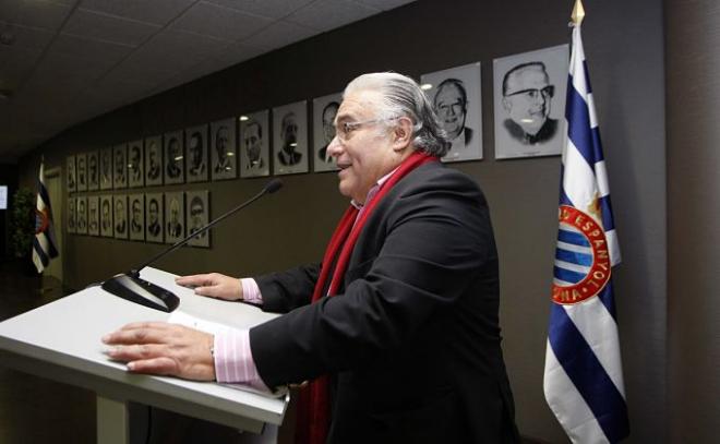 Julio Pardo, en un acto del Espanyol.