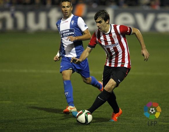 Aurtenetxe jugó los 90 minutos en El Collao. FOTO:athletic