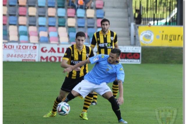 Jonxa Vidal, protagonista ante Las Palmas B. FOTO:barakaldo