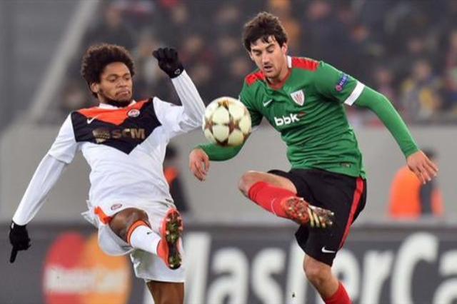 San José, en acción ante el potente Shakhtar. FOTO:athletic