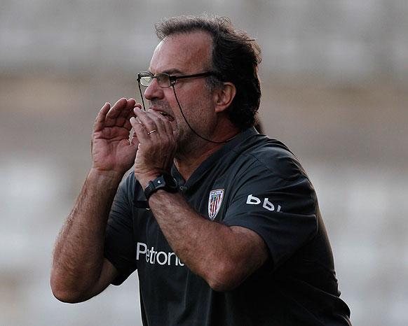 Bielsa ha admitido que el equipo ha notado en exceso la salida del campo de Ander Herrera (Foto: www.athletic-club.net)