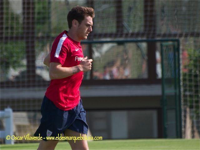 Ibai, principal ausencia en el entrenamiento (Foto: EDB).