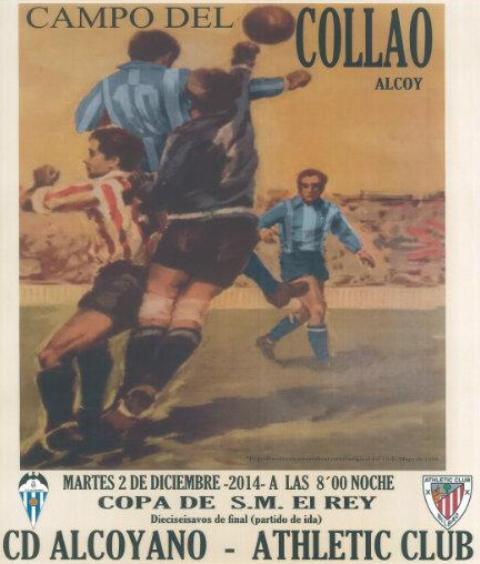 El Alcoyano ha diseñado un bonito cartel 'retro' para el partido de Copa.