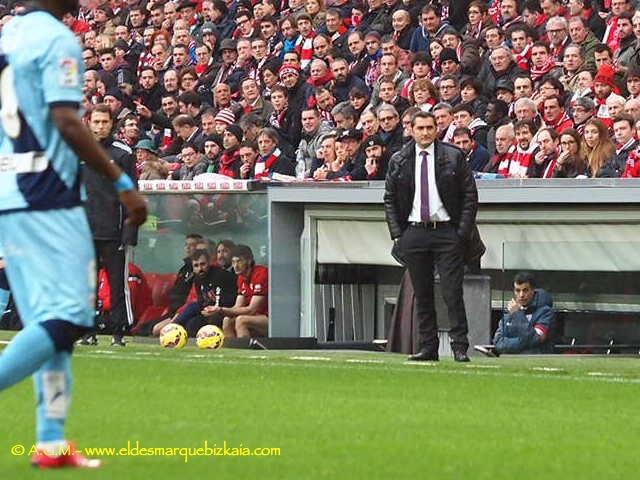 Ernesto Valverde ante el Rayo Vallecano.