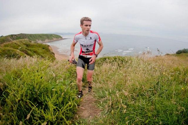 Aitor Osa, durante la Kosta Trail (Foto: Kosta Trail).