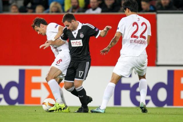 El Partizan ha dado la sorpresa en Alemania (Foto: FC Augsburgo).